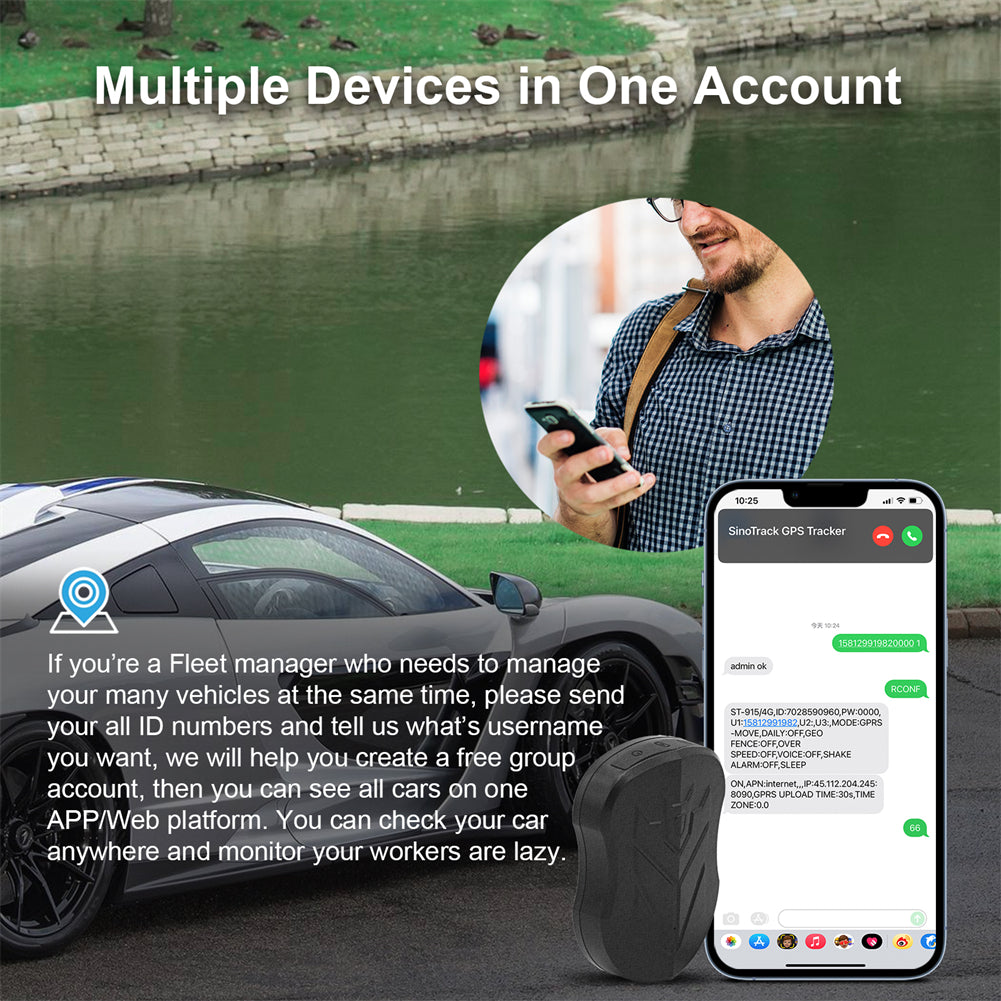 Traceur GPS ST905 L - Haute précision Batterie autonome aimanté